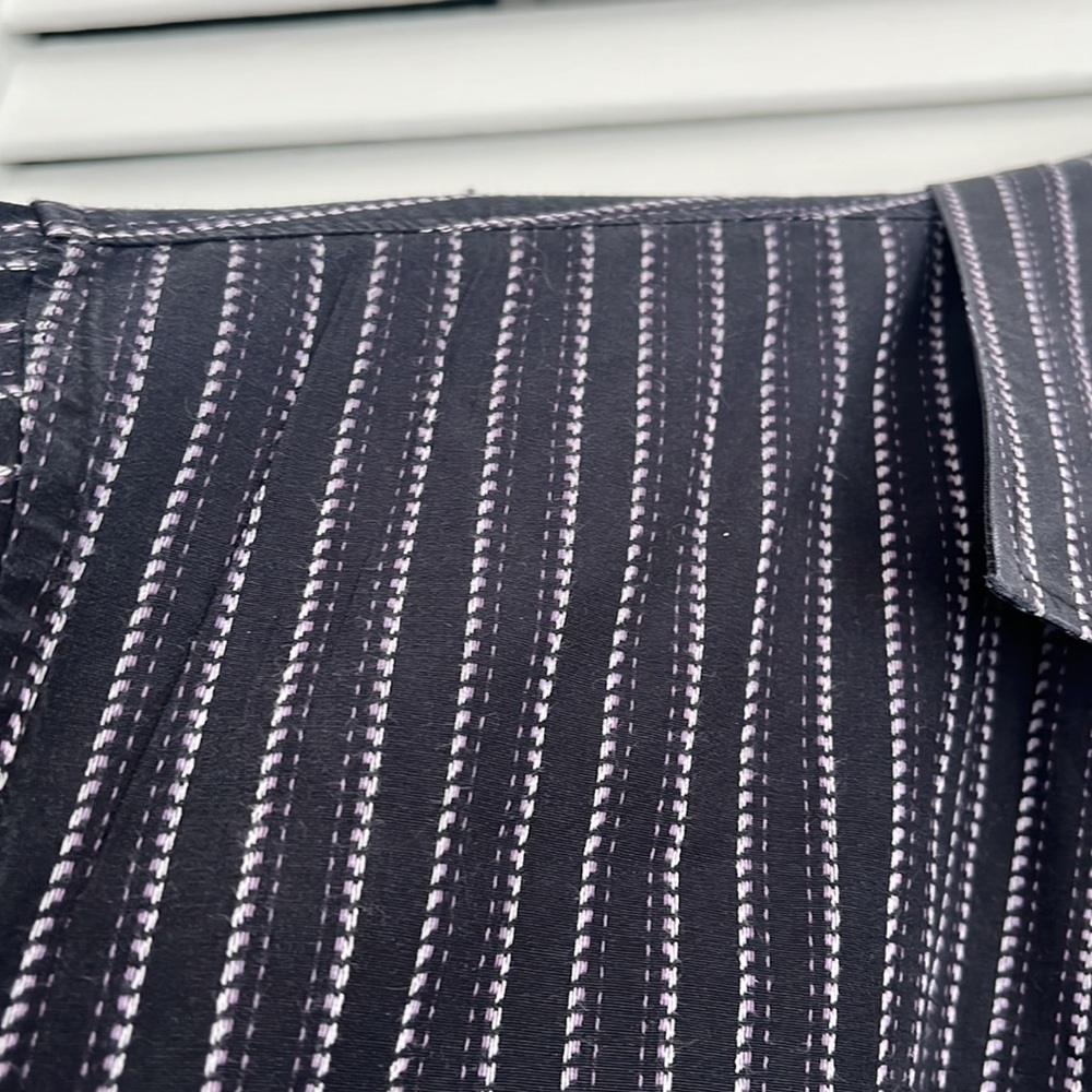 Calvin Klein Woven Stripe Button Down Shirt - Picture 2 of 5